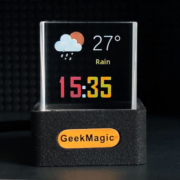 VibraLux CrystalView WiFi Weather Clock