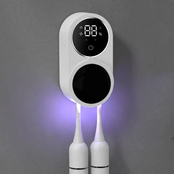 Portable UV Toothbrush Sanitizer & Holder